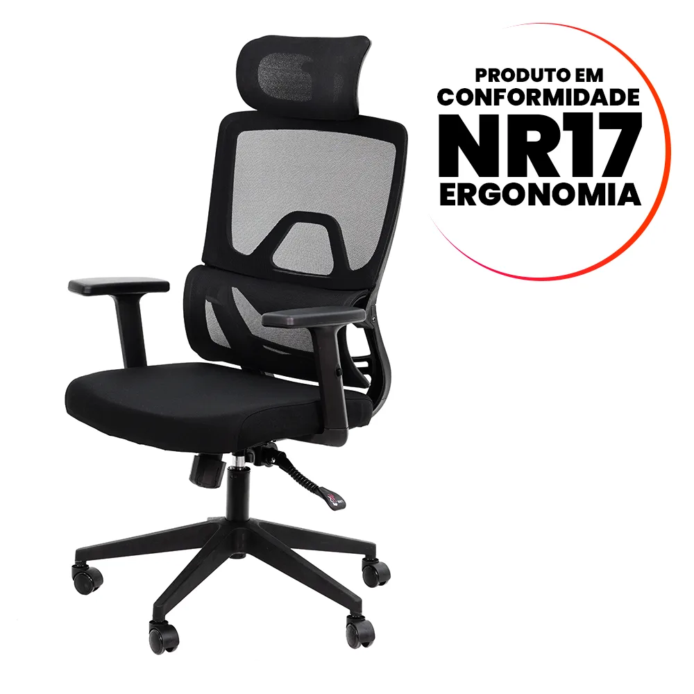 Cadeira Escritório RISO ALTA MESH
