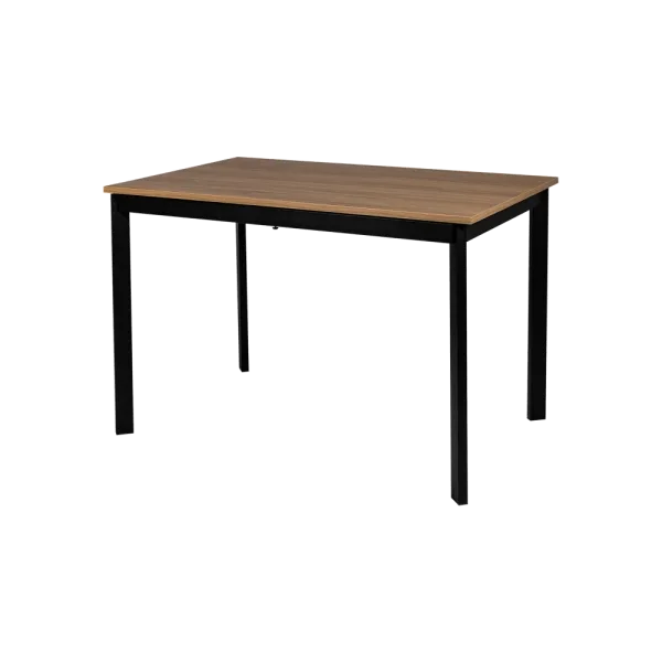 MESA IPÊ TAMPO MDF MARROM E