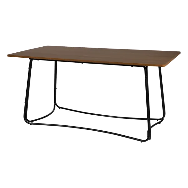 MESA NATURA TAMPO MDF E BASE DE FERRO