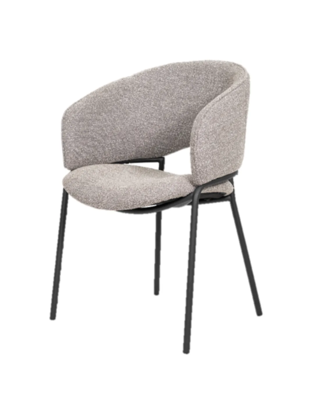 CADEIRA VERONA BOUCLE MARROM