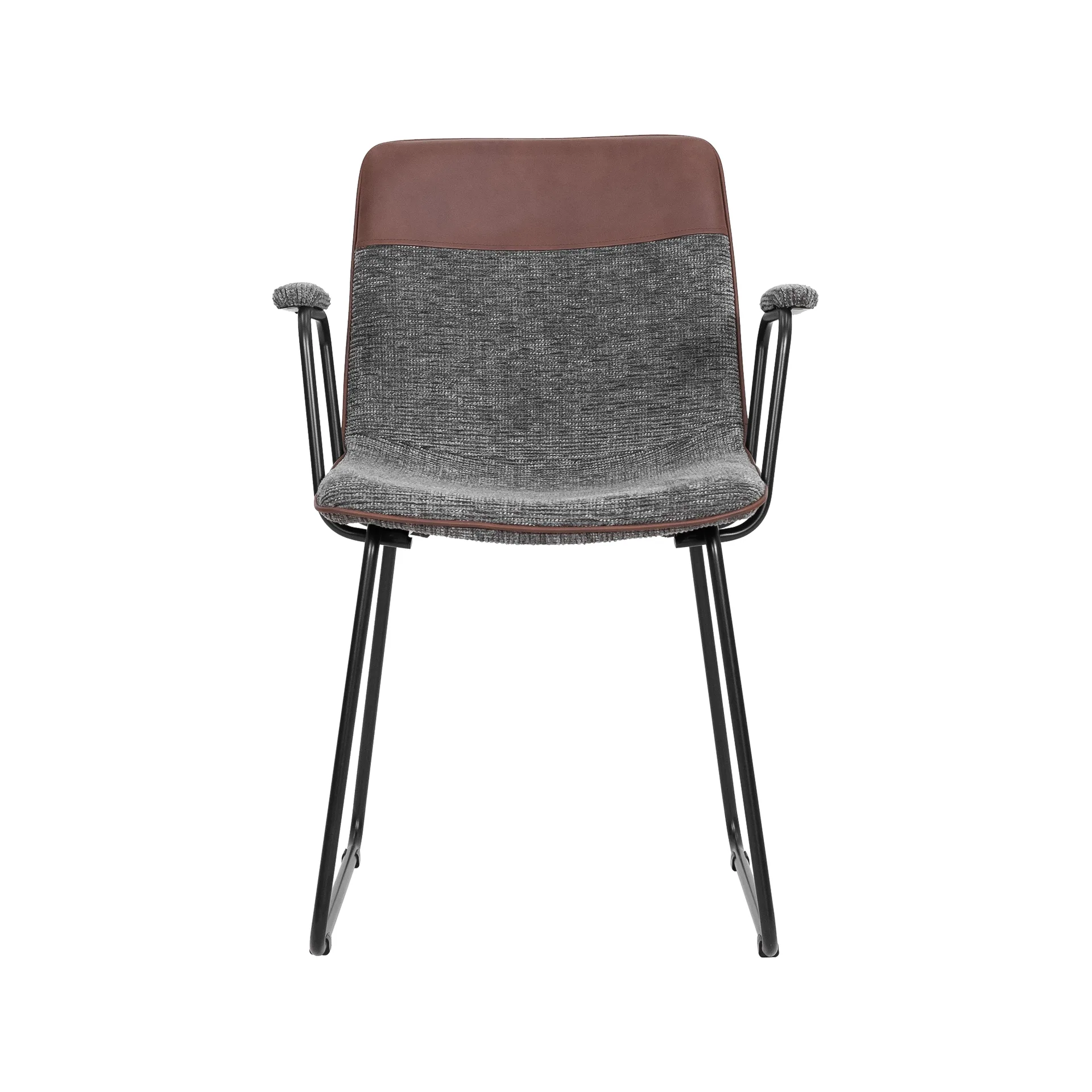 CADEIRA LINEA ASSENTO EM TECIDO BASE METAL PINTADO