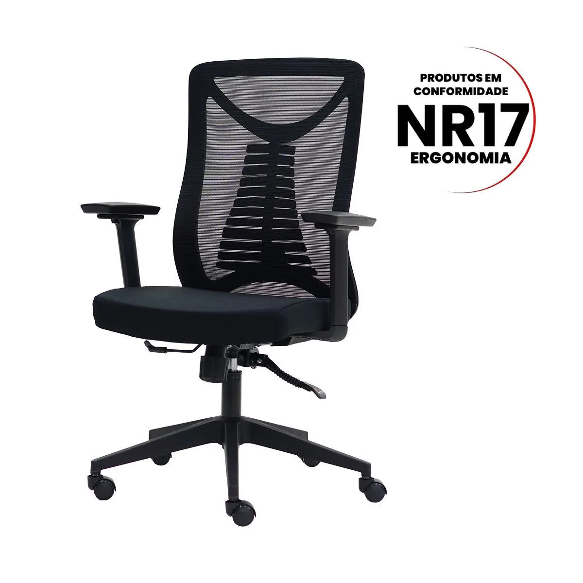 CADEIRA ESCRITORIO VERT DIRETOR BAIXA MESH